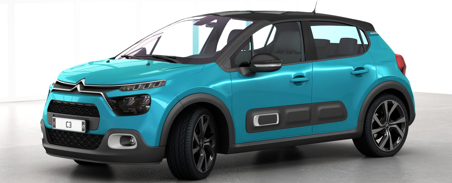 3d Realistic Citroen C3 2020 - Turbosquid 1564895