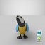 Parrot Blue Standing