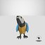 Parrot Blue Standing