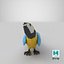 Parrot Blue Standing