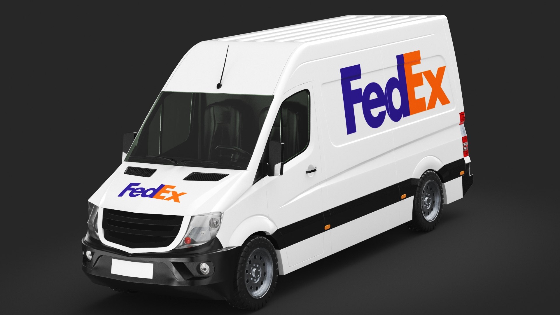 Detailed FEDEX Van 3D model https://p.turbosquid.com/ts-thumb/TC/VJZsfX/AA/2/jpg/1756364370/1920x1080/fit_q87/8303fae093d54b53c12970c1c25c1079909c881e/2.jpg