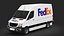 Detailed FEDEX Van
