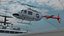 3D model Bell 206B JetRanger III Helicopter Ten News White