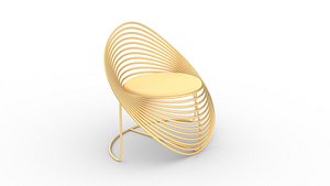 3D Elliptical Chair