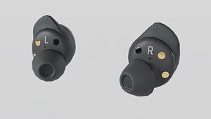 3D model Samsung Buds and Case Game-Ready