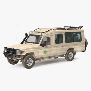 Toyota Land Cruiser Safari Beige 3D model