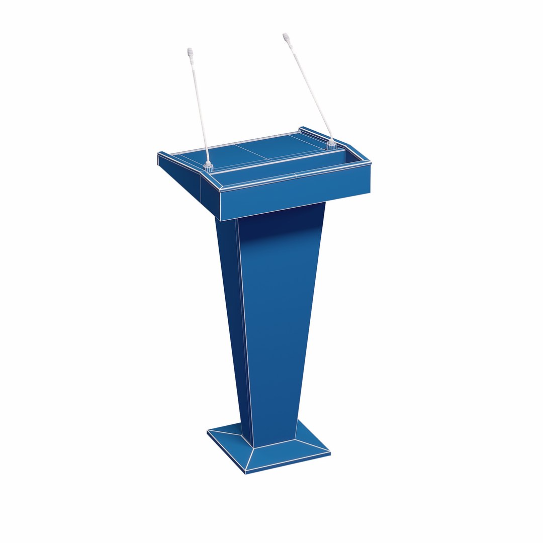 3D Podium Type 1 - TurboSquid 2350304