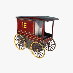 Old style carriage 3D model