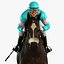 Racehorse and Jockey HQ 001
