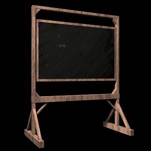 Chalkboard Blackboard Chalk / Sponge Holder by MroznyHipis, Download free  STL model