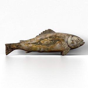 3D model 19th Century Folk Art Fish Weather Vane