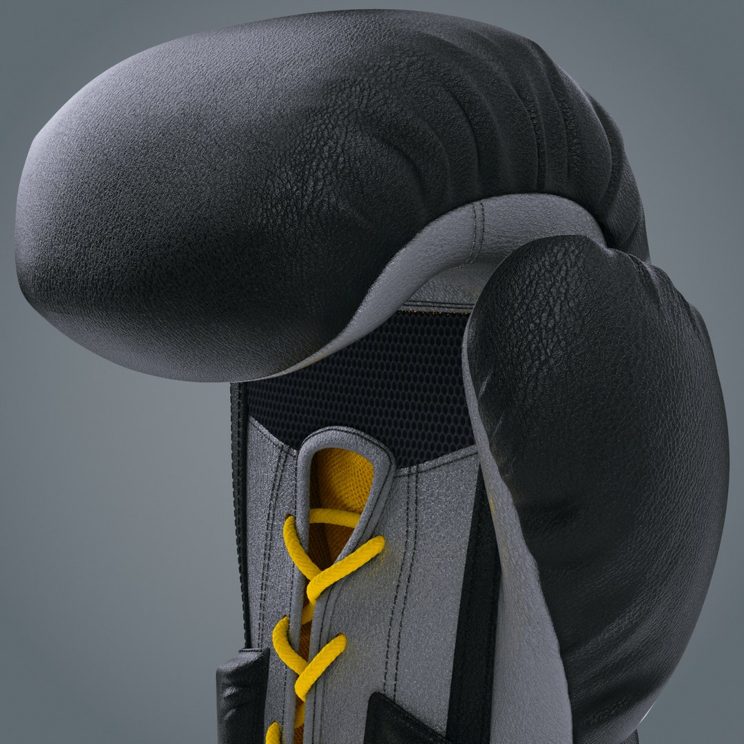 3d model boxing gloves everlast protex