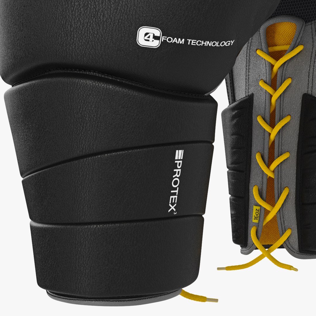 3d model boxing gloves everlast protex