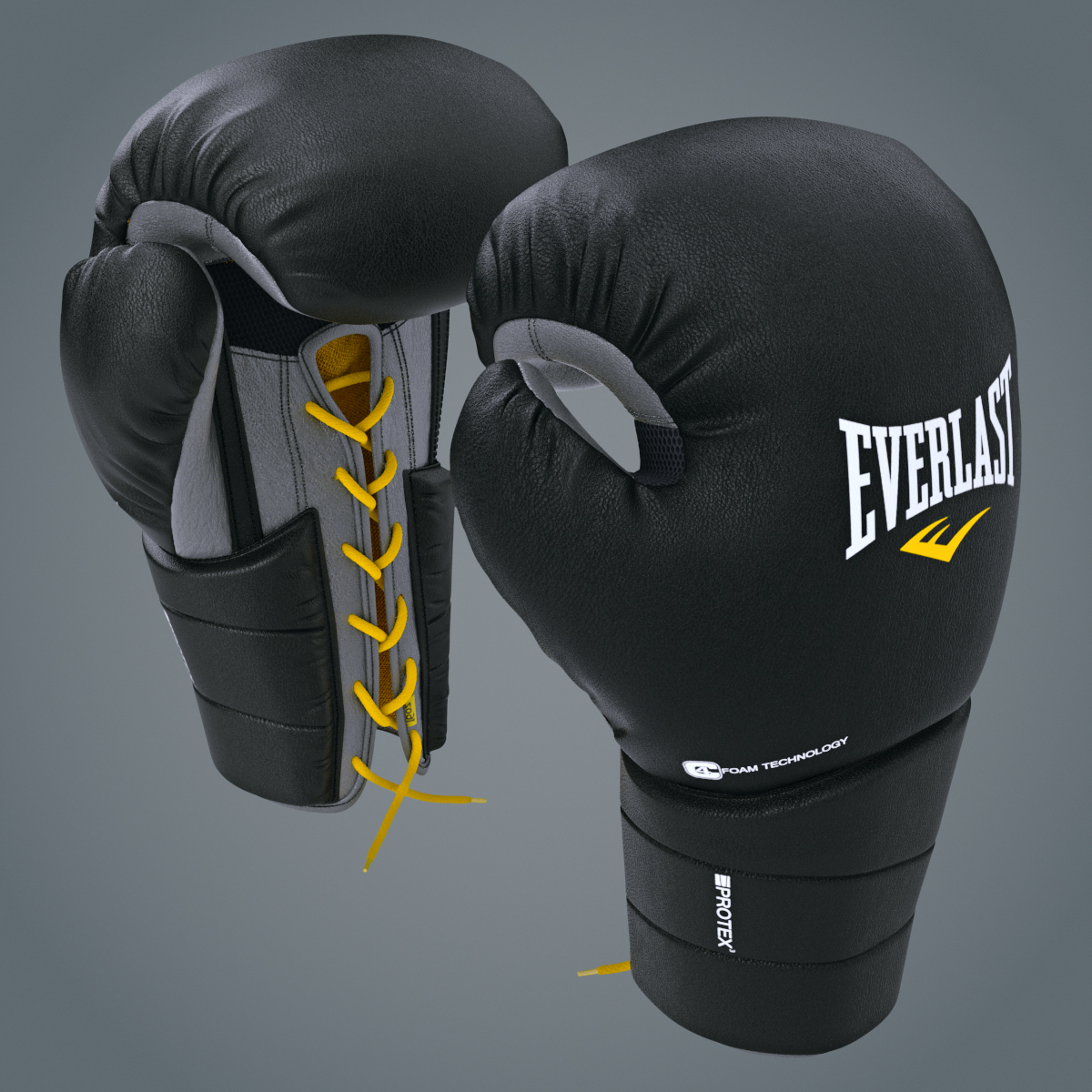 3d model boxing gloves everlast protex