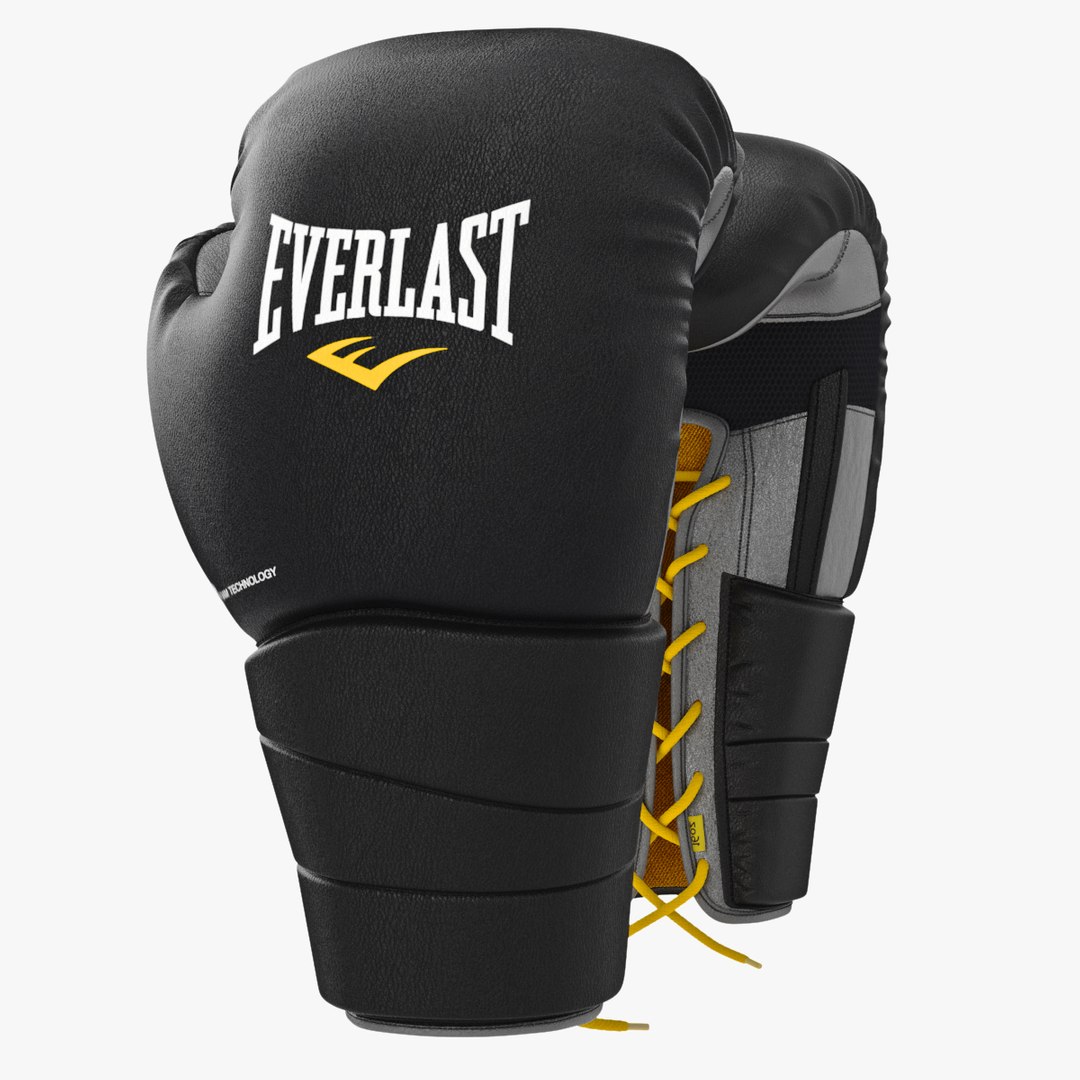 3d model boxing gloves everlast protex