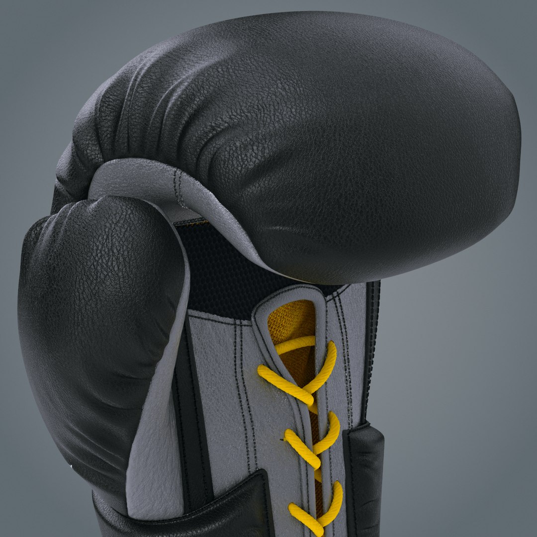 3d model boxing gloves everlast protex