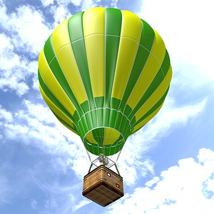balloon air hot 3D model