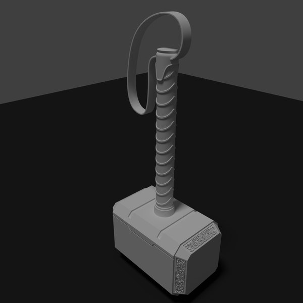 3D mjonir thors hammer - TurboSquid 1441460