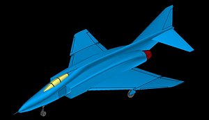 F-4E Phantom Solid Assembly Model 3D model