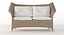 Amari Vita Rattan Sofa 2 Seat By Janice Feldman