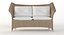 Amari Vita Rattan Sofa 2 Seat By Janice Feldman