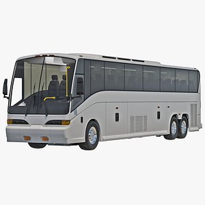 charter bus 3d model