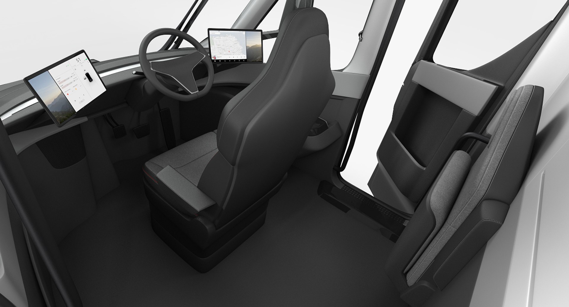 3D tesla semi trucks https://p.turbosquid.com/ts-thumb/TD/0jjnqo/OOsh7Ykn/teslasemitruckscollection3dmodel007/jpg/1525572772/1920x1080/fit_q87/9687ec3286a98d8c8b3612a8fd65c41360063c2d/teslasemitruckscollection3dmodel007.jpg