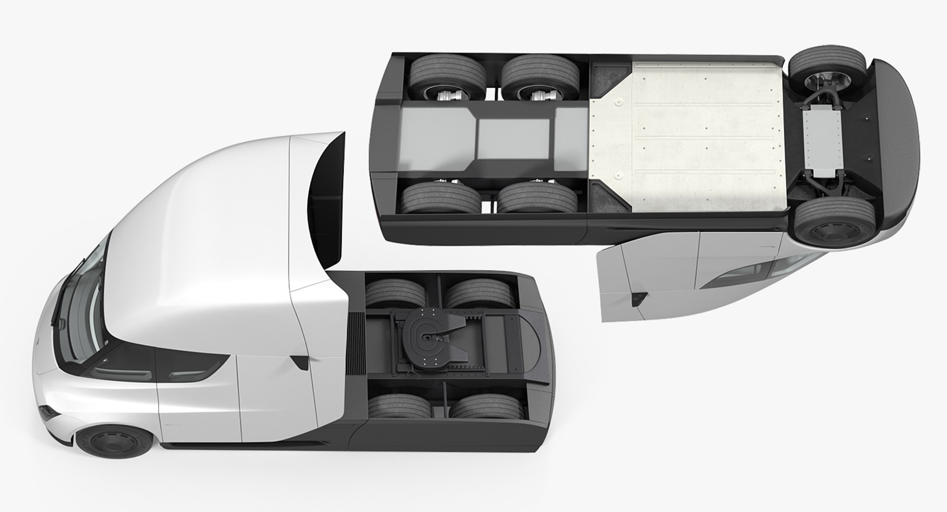 3D tesla semi trucks https://p.turbosquid.com/ts-thumb/TD/0jjnqo/baWbDp7p/teslasemitruckscollection3dmodel018/jpg/1525572812/1920x1080/fit_q87/4d076e47e0b4d313fbab5513f7773d7f7925ba6f/teslasemitruckscollection3dmodel018.jpg