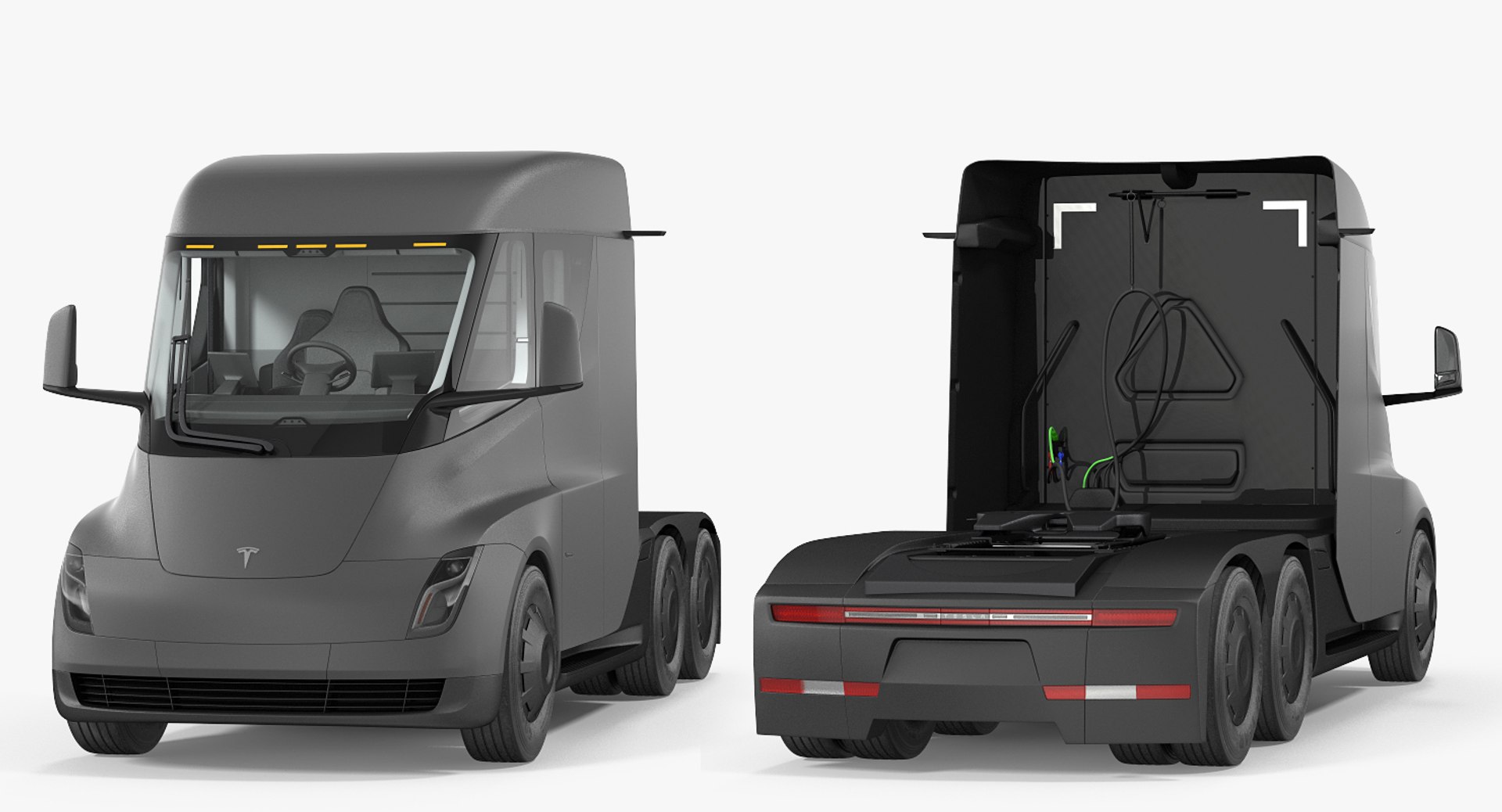 3D tesla semi trucks https://p.turbosquid.com/ts-thumb/TD/0jjnqo/x6nqHzKF/teslasemitruckscollection3dmodel004/jpg/1525572762/1920x1080/fit_q87/fcb89b41c5cc9d0bf8d2dbdfea78aa261c9c1096/teslasemitruckscollection3dmodel004.jpg