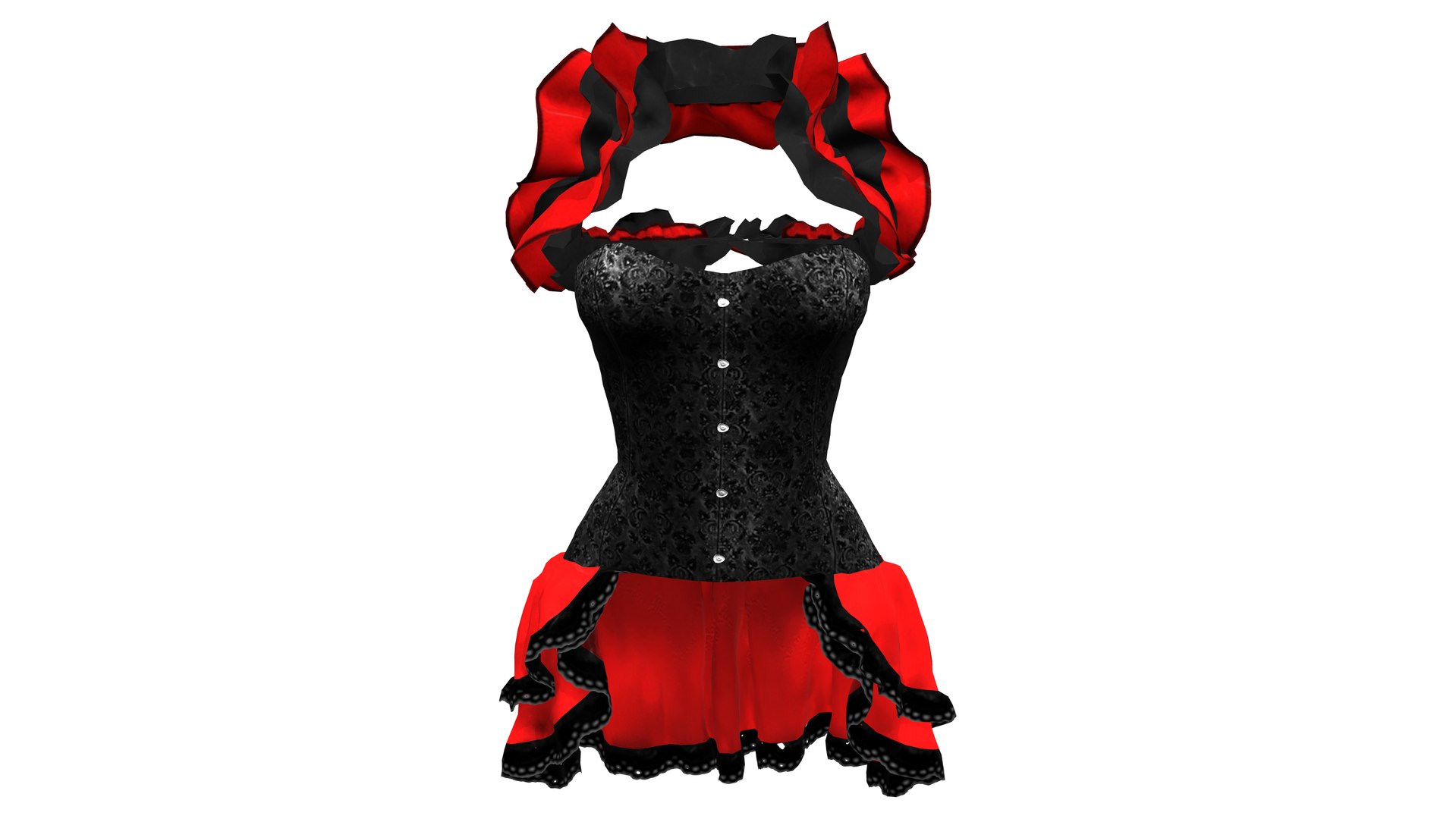 white christmas dresses Black Victorian Corset Dresses Burlesque Corsets Bustiers with Skirt V –  Mega Mart Center main image 1