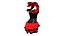 Robe corset burlesque avec jeu de haussement d'épaules