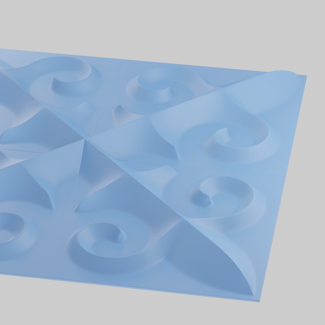 Panels Kazakh Pattern Forms 3D Model - TurboSquid 1592636