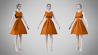 Dress 33 Caramel Velvet Luxe