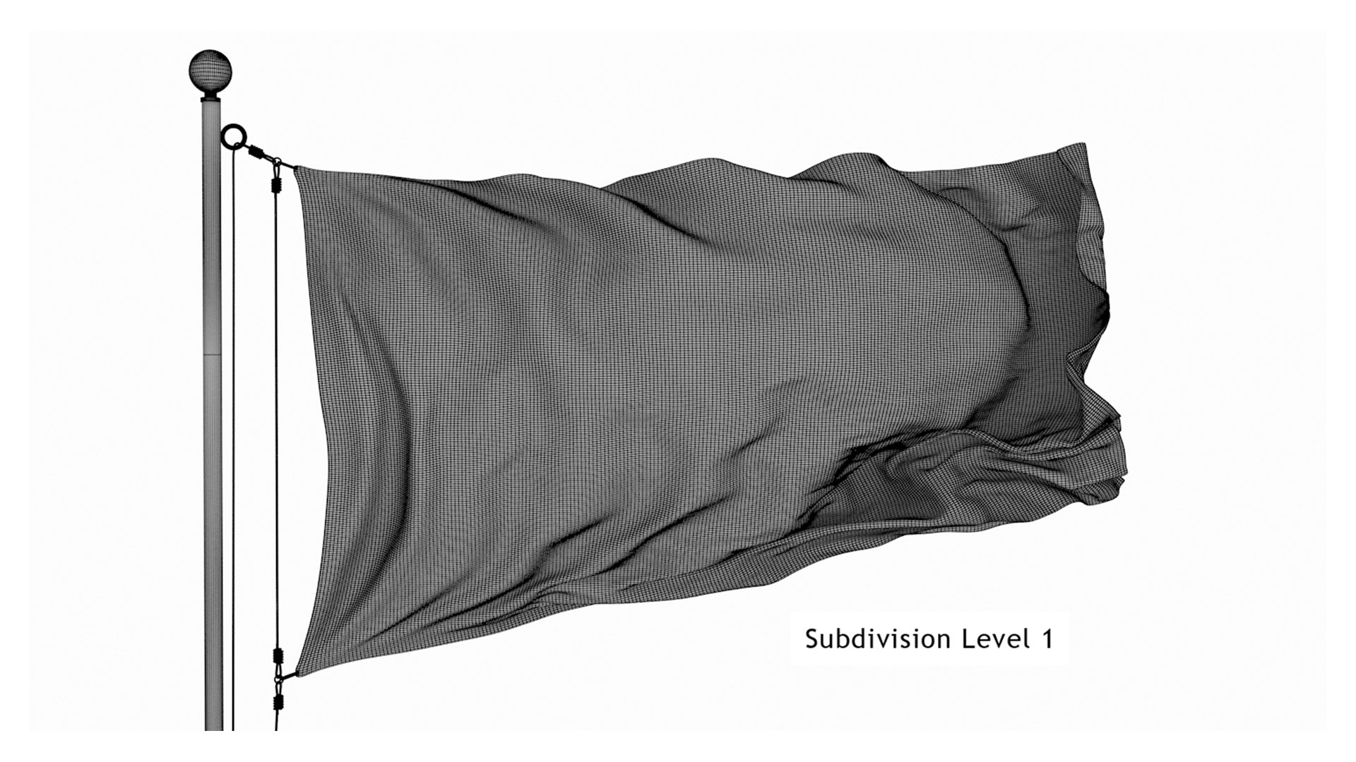3D Loop Flag 2 Animation - TurboSquid 1484786
