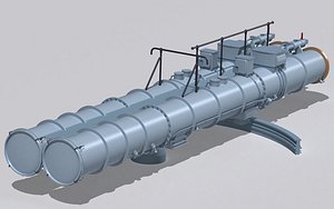 3d dta-53 torpedo tube