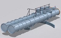 DTA-53 torpedo tube
