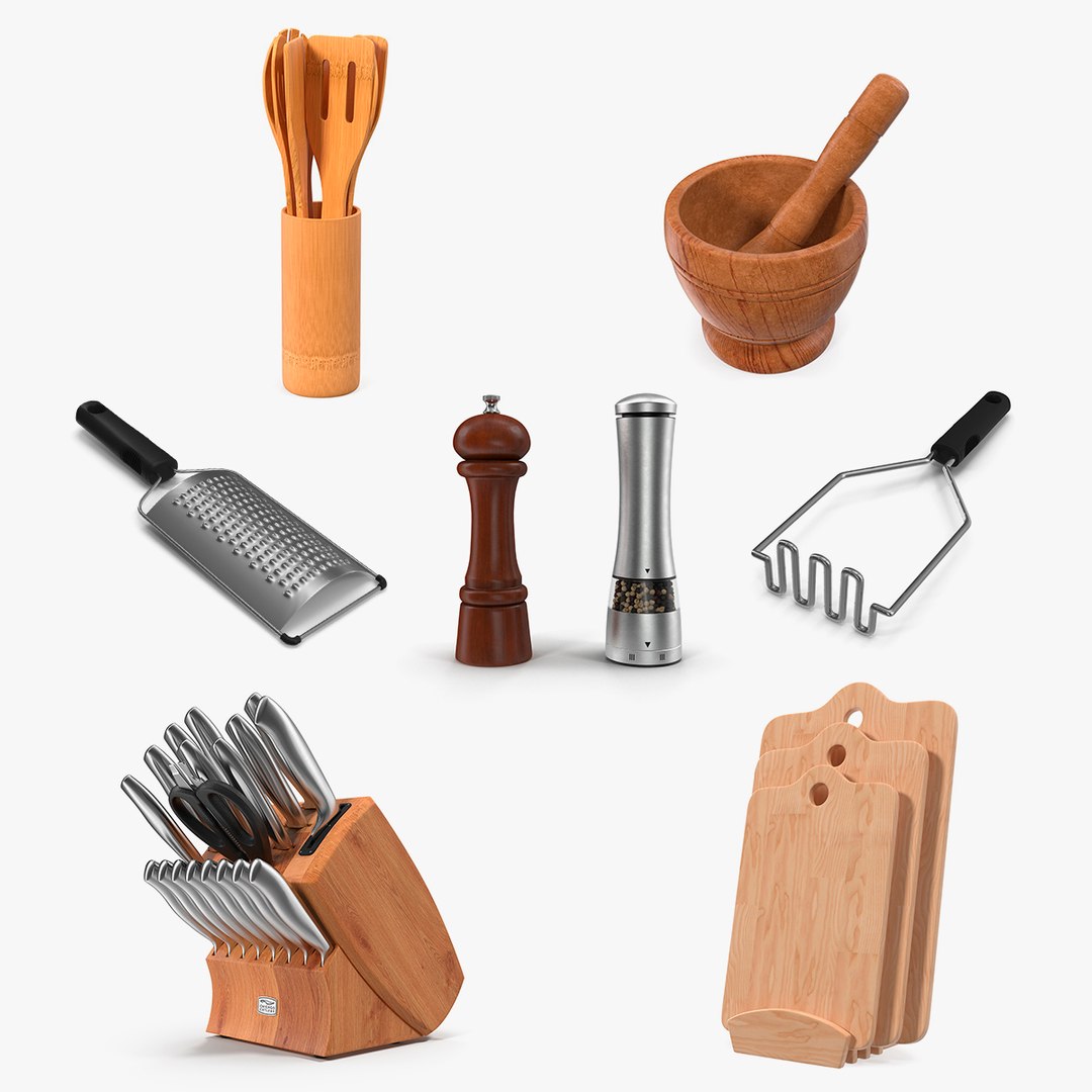Kitchenware Collection 3 3D model preview