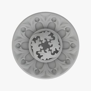 3D model Gothic Ornament 093