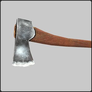axe felling blade 3d obj