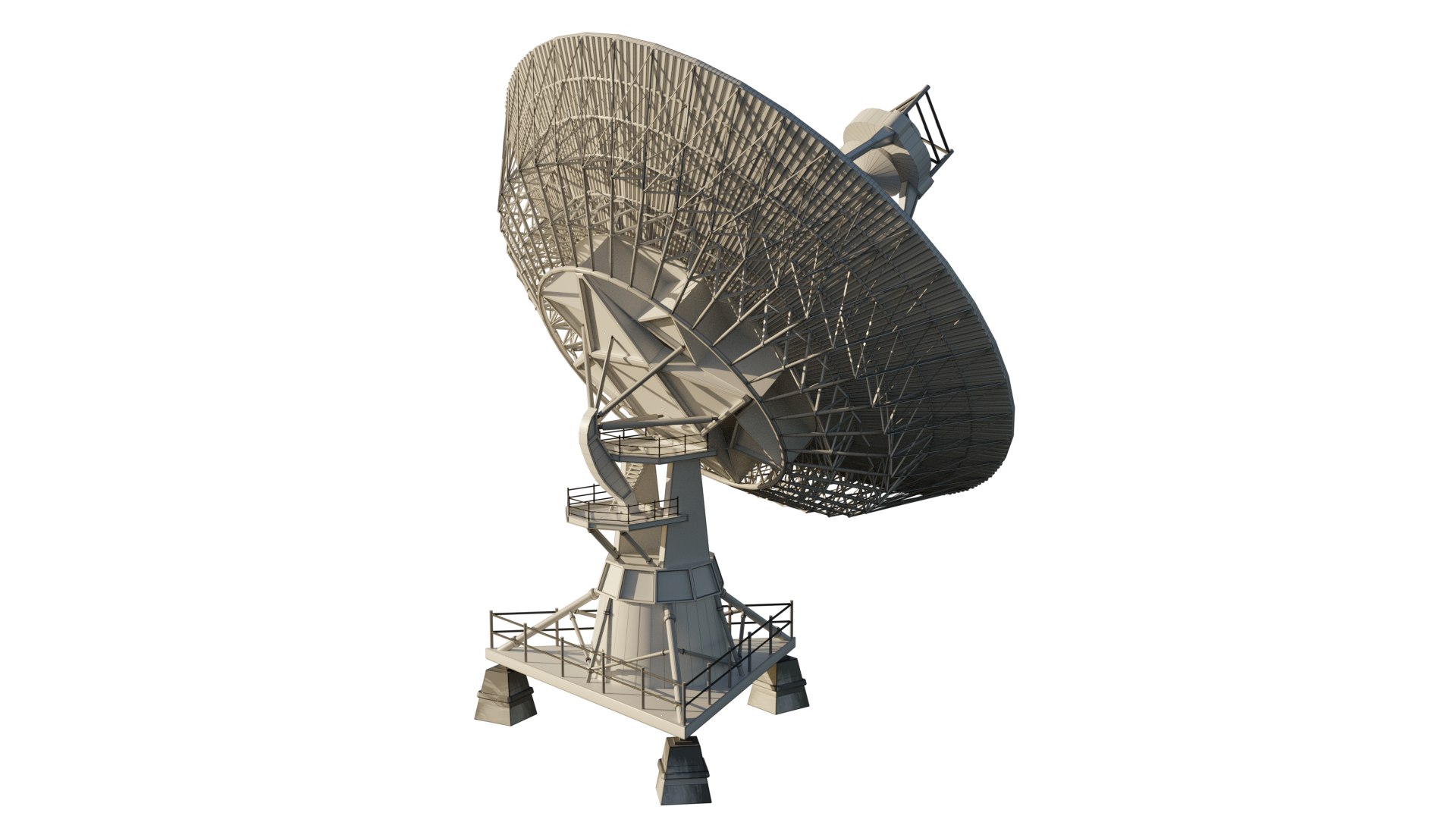 Big Satellite Antenna 3D Model - TurboSquid 1980169