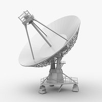Big Satellite Antenna