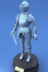 armour amored 3d model