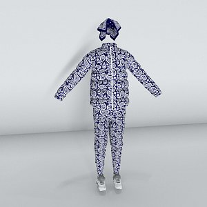 crips suit casual 3D model
