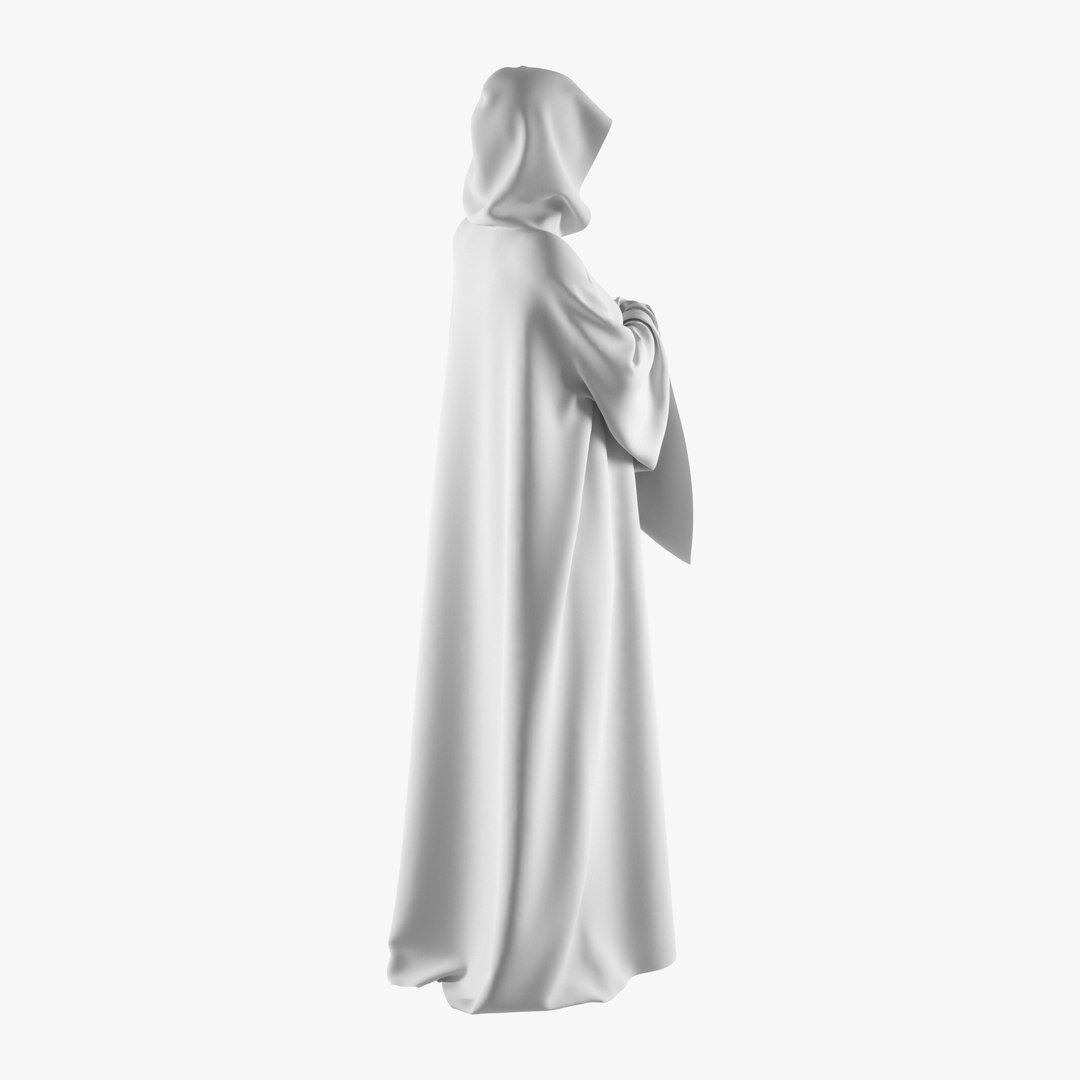 Cloak Female Model - TurboSquid 1793057