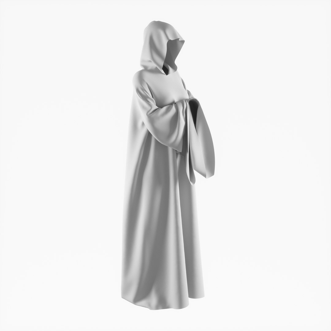 Cloak Female Model - TurboSquid 1793057