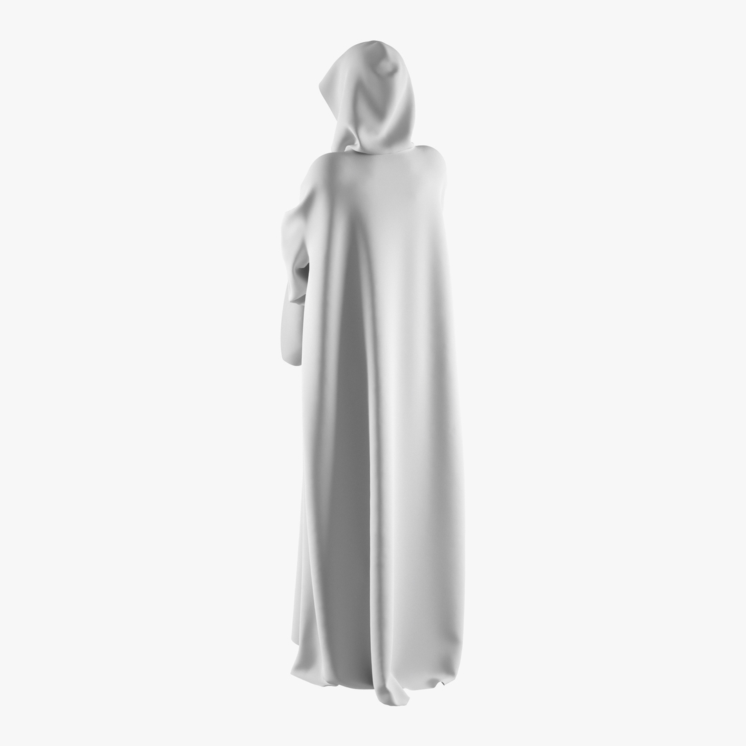 Cloak female model - TurboSquid 1793057