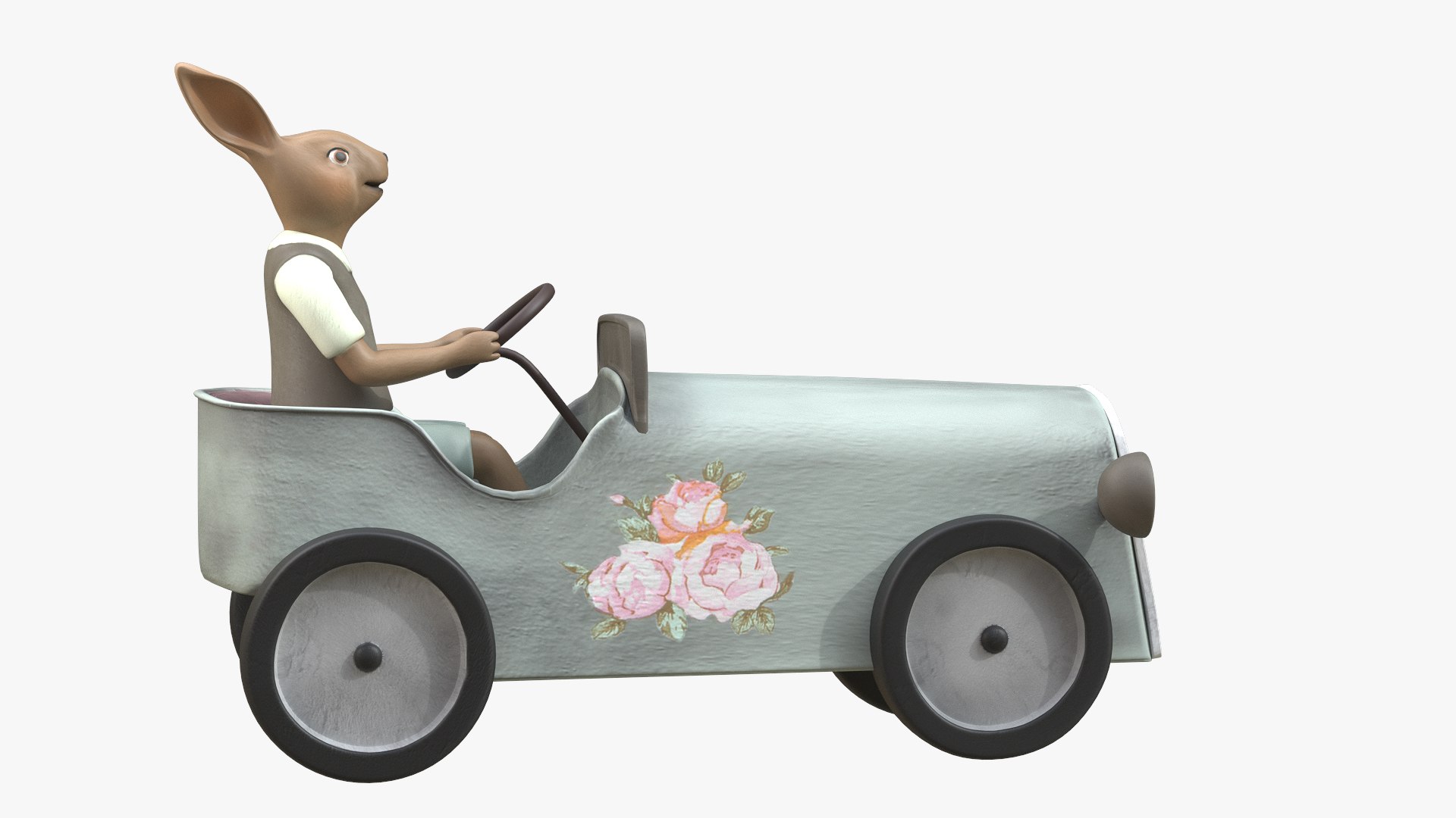 Rabbit on Car model - TurboSquid 1916681