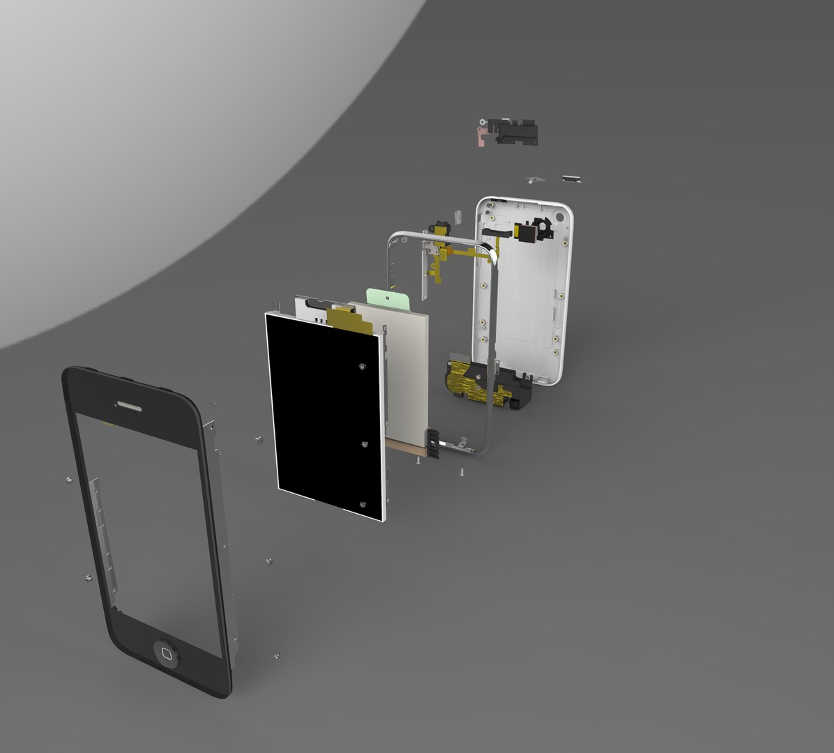 Iphone 3g 3d Model