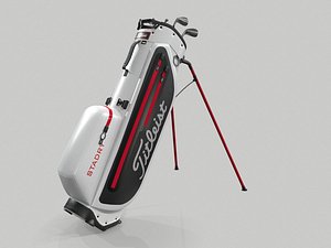 White Plus StaDry Golf Bag Players 4