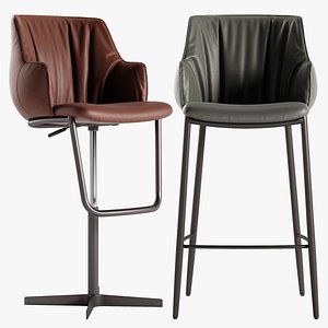 Cattelan Italia Rihanna barstool 3D model
